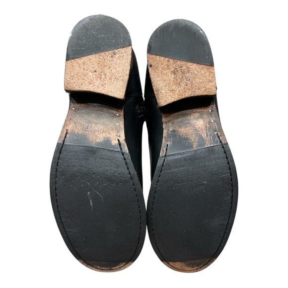 Mollie Button Frye Leather Boots Black& Brown Size 7.5 B - Picture 8 of 13